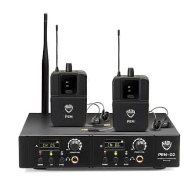Nady 16-Channel Wireless Dual In-Ear Monitor System - PEM-02 image 1