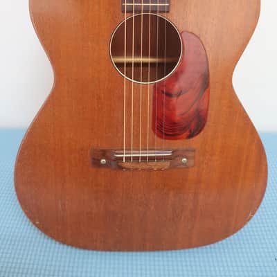 Vintage 1960s Harmony Grand Concert H162 5105 H165 000-18 All Mahogany Guitar Playable Project High Action At 12th Beautiful Condition Restoration Candidate Nice Patina Very Clean image 2