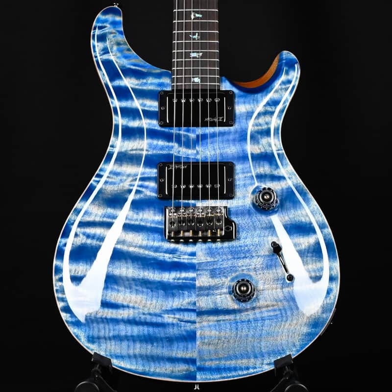 PRS Custom 24 Wood Library w/ 10-Top, Brazilian Rosewood, & McCarty III Pickups- Faded Blue Jean 2026 (0422580) image 1