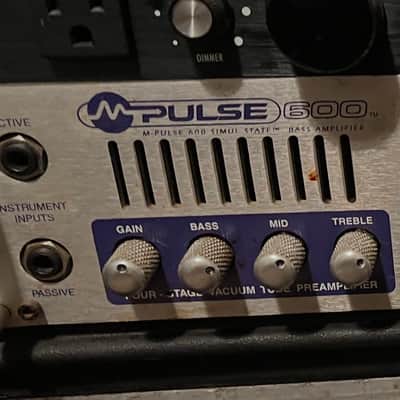 Mesa Boogie M-Pulse 600 Simul-State 600-Watt Rackmount Bass Amp Head 2001 - 2012 - Silver image 2