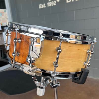 Dunnett Monoply Sycamore 5x14" Snare Drum in High Gloss w/Case image 5