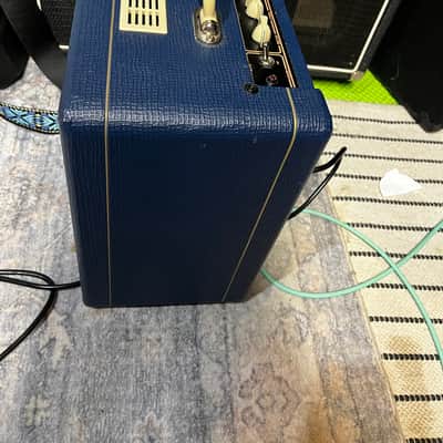 Vox AC4C1-BL Limited Edition 4-Watt 1x10" Guitar Combo 2012 - Blue with Tygon Cloth image 5