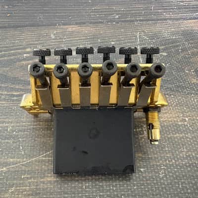 80s Ibanez Edge Floyd Rose Tremolo Bridge Gold image 8