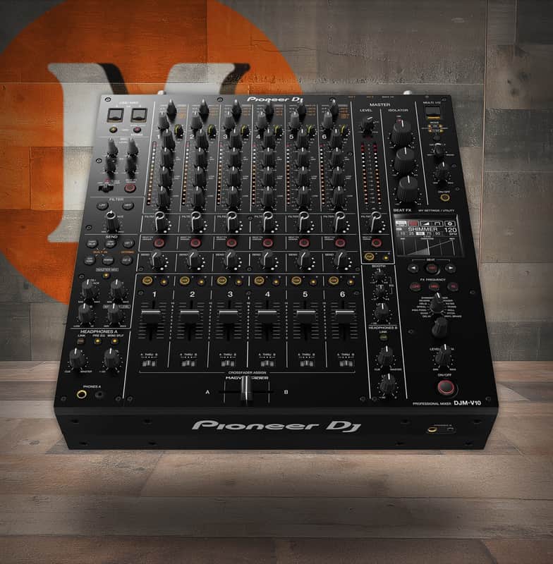 Pioneer DJ DJM-V10 Creative Style 6-Channel Professional DJ Mixer (DJM-V10) image 1