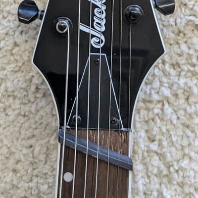 Jackson X Series Soloist Arch Top SLATX7Q 7-String Guitar, Trans Blue Burst DEMO image 5