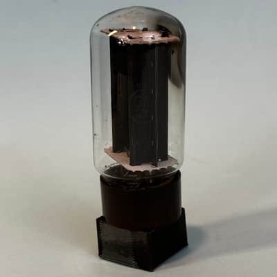 1962 RCA 5R4GYB Vintage Brown Base Black Plate Side D Getter Rectifier Tube!T472 image 1