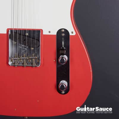 Fender Custom Shop 56 Telecaster Journeyman Aged Fiesta Red 2019 Used (Cod. 1451UG) image 4