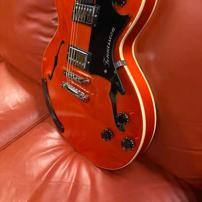 1998 Gibson Chet Atkins Tennessean Sunrise Orange image 3