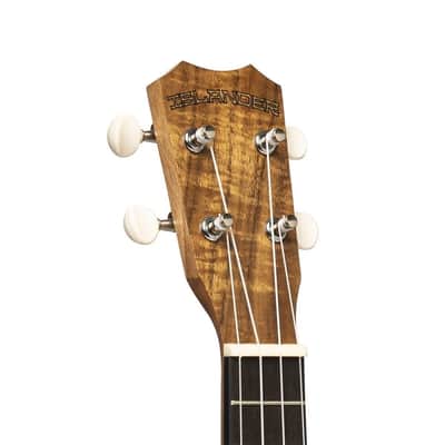 Islander AS-4 FLAMED Flamed Acacia Top Okume Neck Traditional 4-String Acoustic Soprano Ukulele image 5