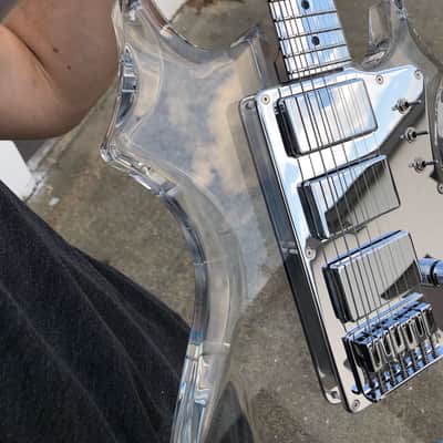 Electrical Guitar Company Jerry Garcia Acrylic Hybrid OBEL aluminum neck 2019 Polished image 16