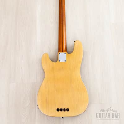 1953 Fender Precision Bass Vintage Blackguard Telecaster Bass Butterscotch w/ Case image 3