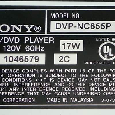 Sony DVP-NC655P CD DVD player image 9