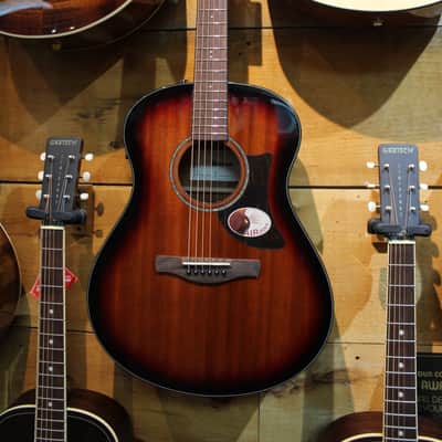 Ibanez AAM140E Advanced Auditorium Acoustic Electric Guitar Mahogany Sunburst High Gloss image 2
