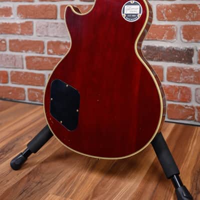 Gibson Custom Shop Jerry Cantrell Signature "Wino" Les Paul Custom (Signed, Aged) 2021 Wine Red Limited Run #81 w/OHSC image 11