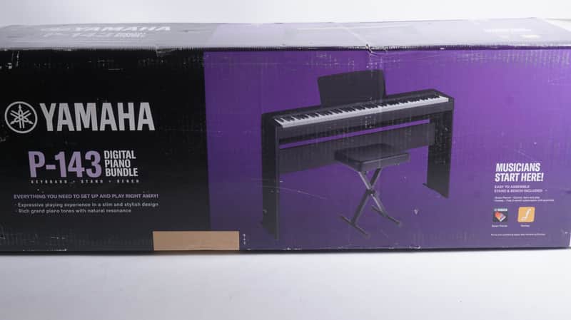 Yamaha P143LXB Digital Piano Home Bundle (Black) image 1