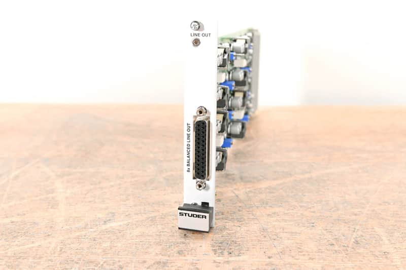Studer 8-Channel Analog Line Out Card for D21m & D23m Modular I/O System CG01HBB image 1