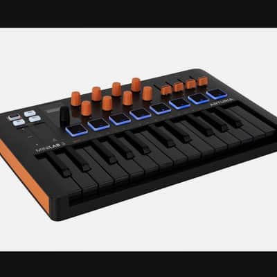💥SALE Arturia ORANGE MiniLab MKIII 25-Key MIDI Controller image 2