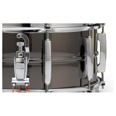 Pearl Sensitone Heritage Alloy Black/Brass 14x6.5" Snare image 3