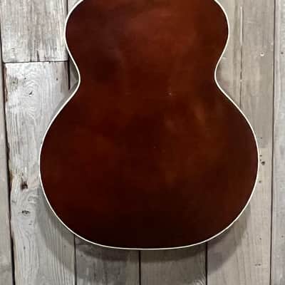 1962 Silvertone H-612  Sunburst, Built in the USA by Kay, Includes Hard Shell Case. Plays Great Ships Fast ! image 9