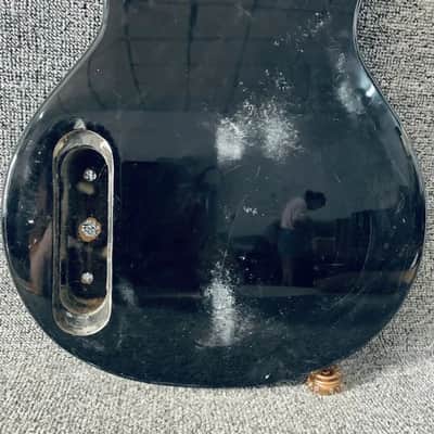 Black Single Cut Basswood Guitar Body image 5