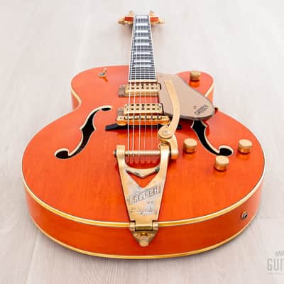 1993 Gretsch Nashville 6120 Chet Atkins Western Orange, Near-Mint w/ Case & Hangtag image 11