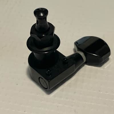 2000's Korean Era Ibanez S & RG Series Black Dual Pin Tuning Pegs Tuners 6 In LIne image 9