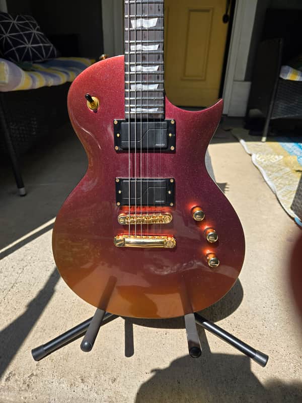 ESP LTD Eclipse deluxe 2020s - Gold Andromeda