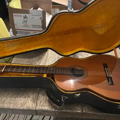 "1976 Takamine C132S Classical Guitar – Made in Japan. Date-stamped Oct. 3, 1976. Solid cedar top, rosewood back and sides. Excellent condition with fresh nylon strings image 4