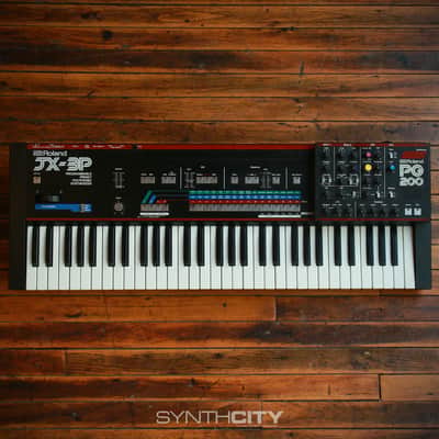 Roland JX-3P 61-Key Programmable Preset Polyphonic Synthesizer w/ PG-200 Programmer