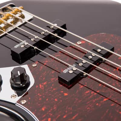 Vintage VJ74BLK ReIssued Series Bass - Gloss Black image 4