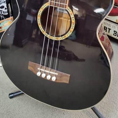 Michael Kelly Firefly Acoustic Bass - Used - Clear Black finish w/ Hardshell Case image 2