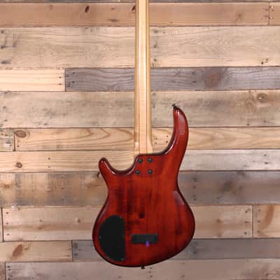 Dean Edge 4-String Fretless Bass Guitar Amber Burst "Good Condition" image 5