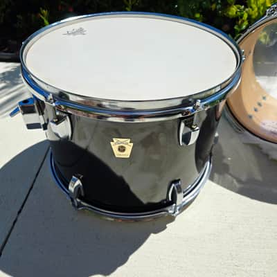 Ludwig Classic Maple 10x14" Rack Tom - 1996- Black Cortex image 2
