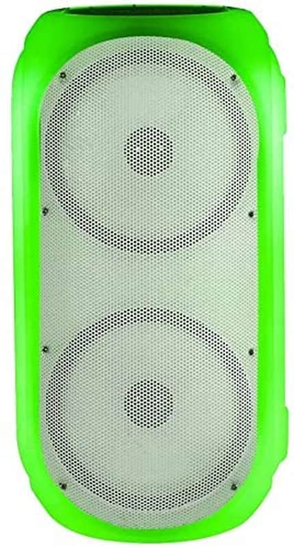 Gemini - GC-206BTB - Portable Bluetooth LED Lights Speaker - White image 1
