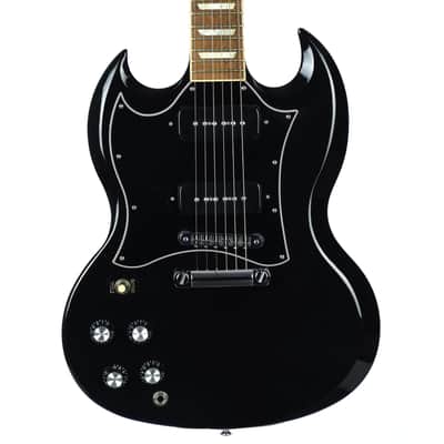 Gibson 2012 Lefty SG Standard P90 Ebony With Ohsc - Used image 1