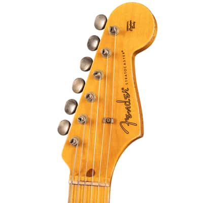 Fender Custom Shop 1956 Stratocaster Hardtail Heavy Relic Super Aged Lake Placid Blue (259) image 4