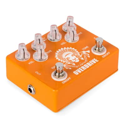 Caline CP-70 Crushing Overdrive Boost Orange Electric Guitar Effect Pedal image 4