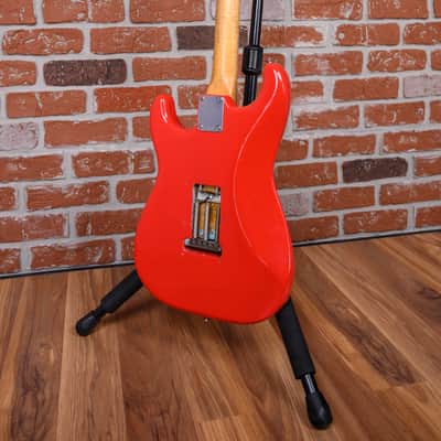 Fender Pre CBS Slab Board Stratocaster Fiesta Red 1960 w/OHSC (Refin/Refret) image 8
