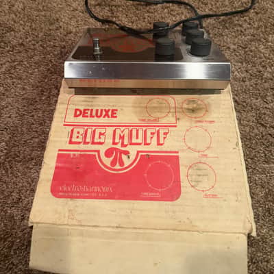 Electro-Harmonix Deluxe Big Muff Pi 1978 - 1982 - Silver. With Box and Original Paperwork and Sales Receipt image 6