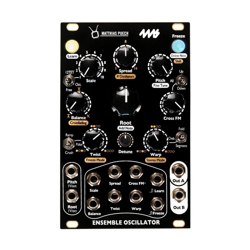 4ms Ensemble Oscillator Eurorack Module (Black) image 1