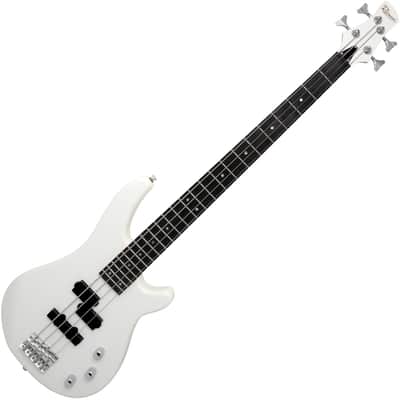 Redwood RB160 Beginners Electric Bass Guitar - White image 1