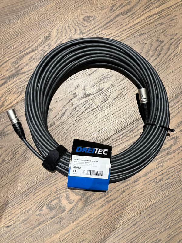 Dreitec 30m CAT5e etherCON Data Cable w/ Neutrik NE8MC-1 PUR Double Shielded 88652 image 1