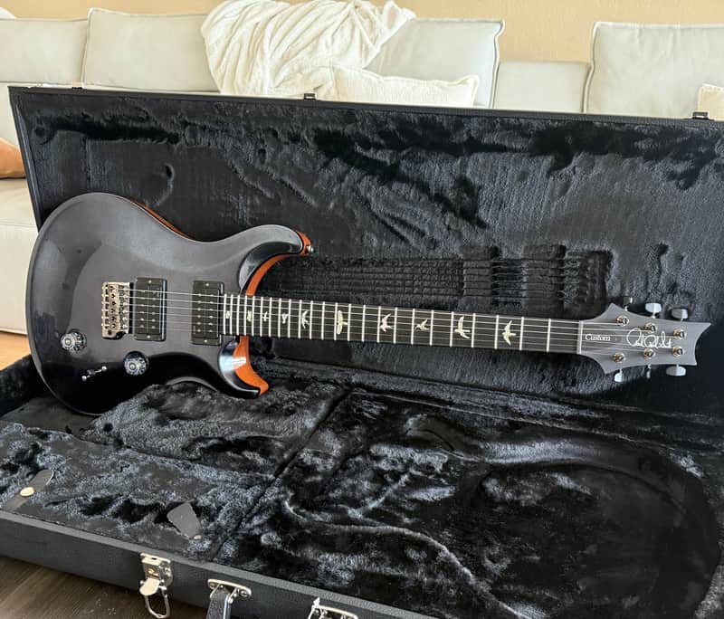 PRS Custom 24 Wood Library Black Sparkle image 1