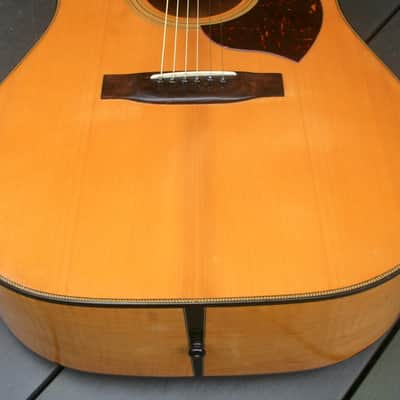 Yamaki YB400 Buffalo Head Dreadnought Guitar Circa 1980 Natural+Hard Case image 19