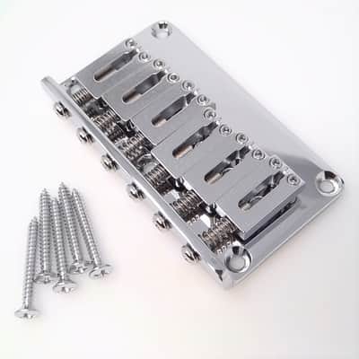 True Custom Shop® Chrome Hardtail Bridge for Modern Fender Strat or Telecaster image 2