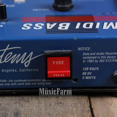 360 Systems Midi Bass Keyboard Guitar Synth Compact Sound Module Sound Sampler image 9