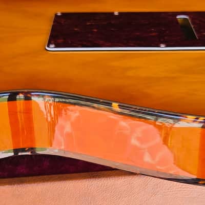 Fret King Country Squire Semitone Deluxe Thinline wHSC Natural HSH Blend Control image 12