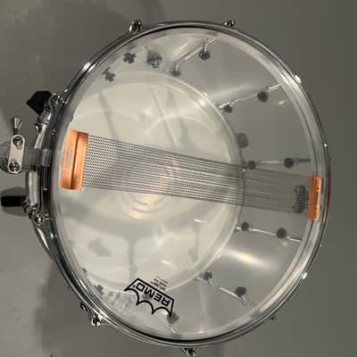 Precision Drum Company 8x14 Clear Acrylic Snare Drum 2017 - Clear image 5