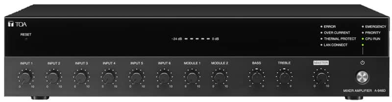 TOA A824D Digital Mixer Amplifier, 240W image 1