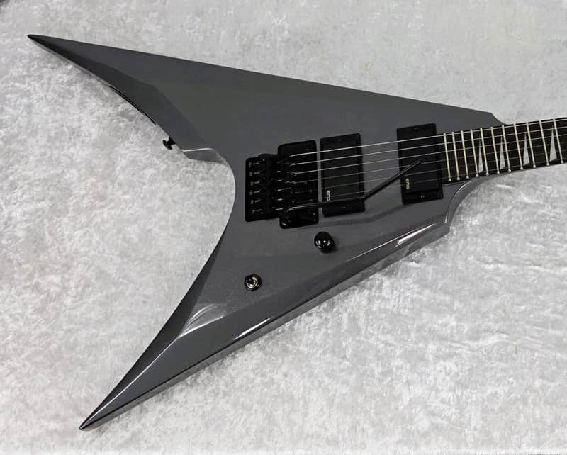 IN-STOCK - 2026 LTD ARROW 400 FLYING V GUITAR | CHARCOAL METALLIC image 1